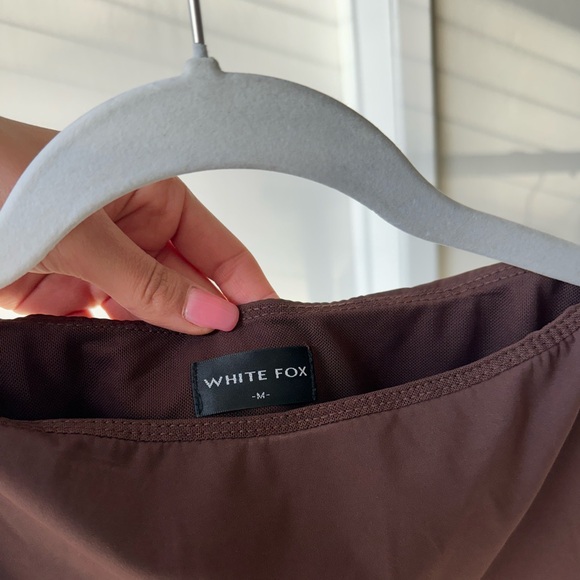 Whitefox She's A Go Getter Mini Dress Chocolate Medium - Picture 5 of 8